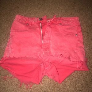 High waist shorts